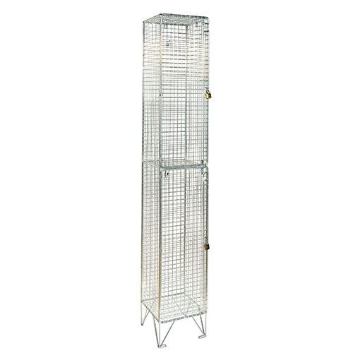 Wire Mesh Lockers - Hasp Lock - 1-6 Doors - Multi Compartment Storage