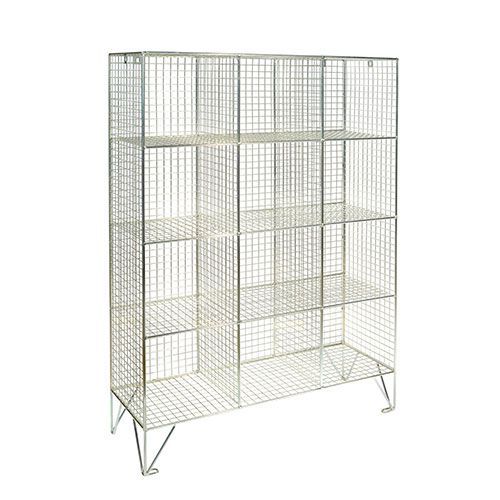 Wire Mesh Baskets - 12-40 Open Storage Boxes - Cubed Partitions