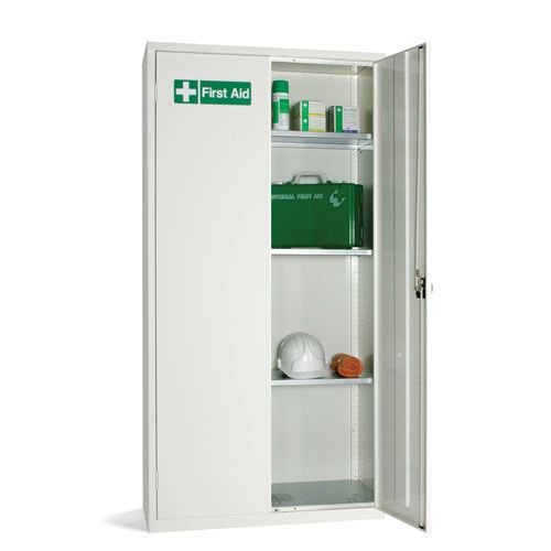 White First Aid Cabinet 1830x915x457mm