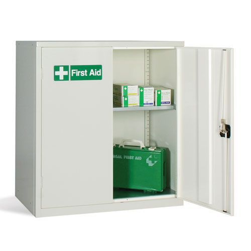 White First Aid Cabinet 1000x915x457mm