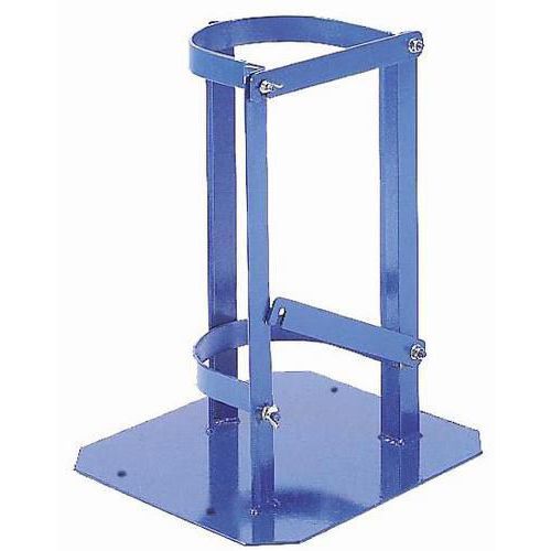 Solid Base Cylinder Stands - Heavy Duty Warehouse Storage