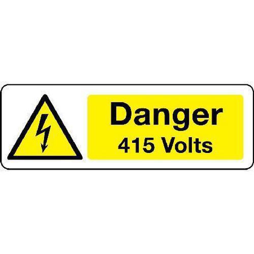 Danger 415 Volts - Sign