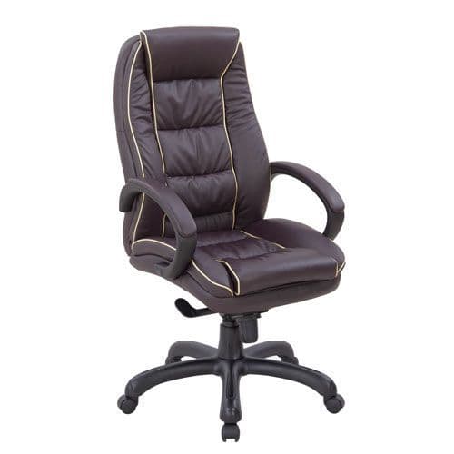 Leather Office Chair - Ergonomic High Back - Eliza Tinsley Memuru