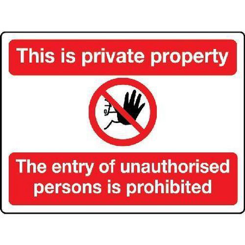 This Is Private Property Sign for Security and Safety