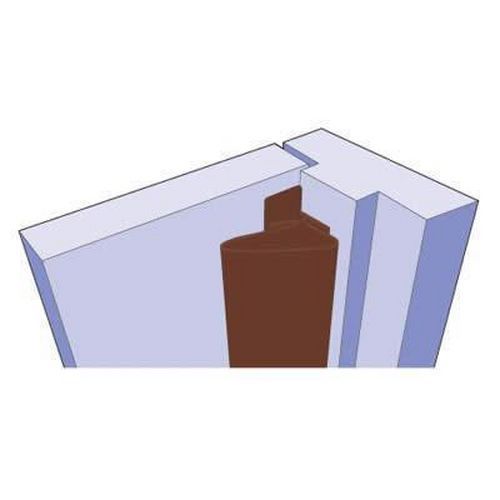 FingerWizard Half Set - 1950mm - Hinge Side Only - Brown - Safety FingerWizard Half Set - 1950mm - Hinge Side Only - Brown - Safety