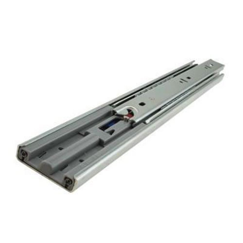 Motion 45.5mm Soft Close Double Extension Ball Bearing Runner - 600mm - Zinc Motion 45.5mm Soft Close Double Extension Ball Bearing Runner - 600mm - Zinc
