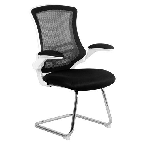 Luna Conference Room Chairs White Base - Comfortable & Stylish Seating