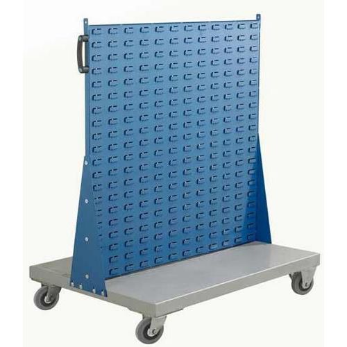 Single Sided Louvre Panel Trolley without Bins