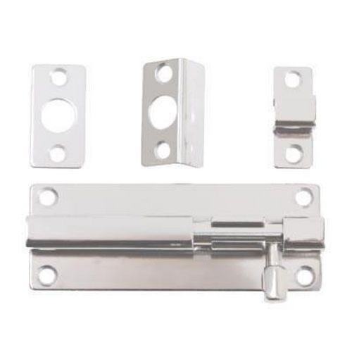 Straight Barrel Bolt - 150 x 38mm - Satin Stainless Steel