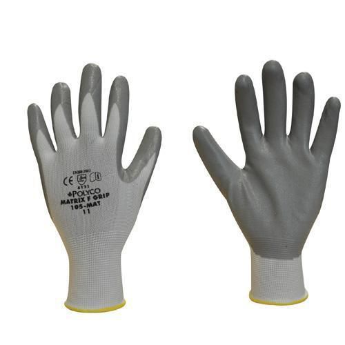 Lightweight Nylon - Nitrile Gloves for Safety and Protection