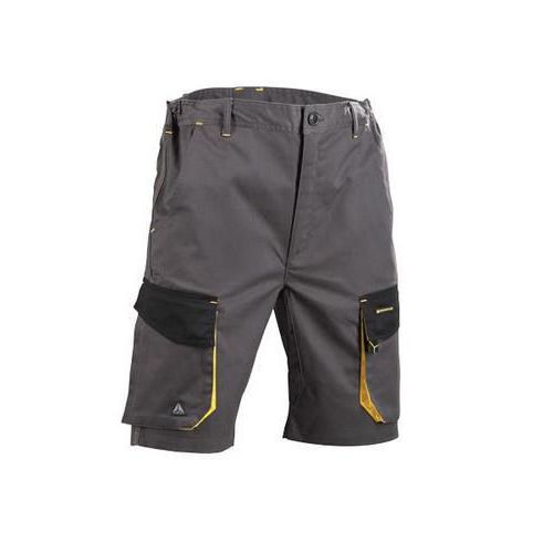 D Mach Work Shorts Grey/Yellow