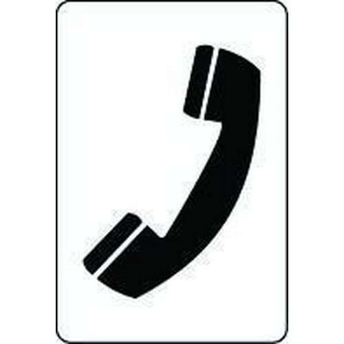 Telephone Sign for Communication and Directional Guidance