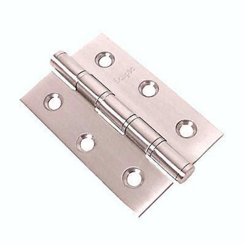 Washered Stainless Steel Hinge - 76 x 51 x 2mm - Satin Stainless Washered Stainless Steel Hinge - 76 x 51 x 2mm - Satin Stainless