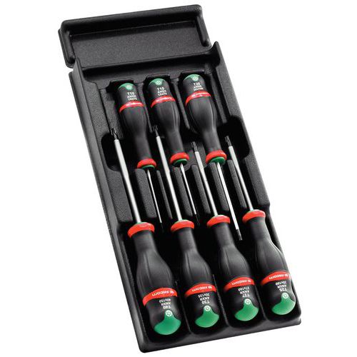Set of 12 Facom tool modules - 129 tools