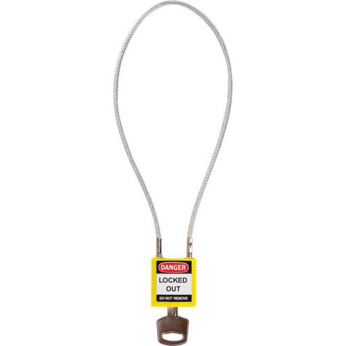 Compact safety padlock - Keyed different