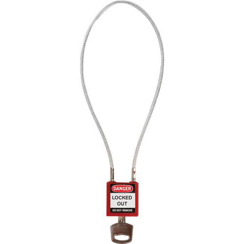Compact safety padlock - Keyed different