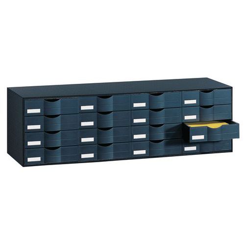 3-column drawer unit - Black - Paperflow 3-column drawer unit - Black - Paperflow