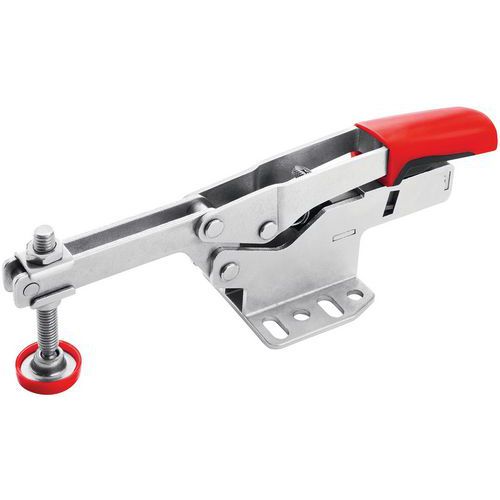 Vertical toggle clamp with horizontal lever