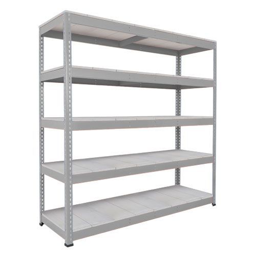 Rapid 1 Standard Duty Shelving with a Galvanised Steel Frame