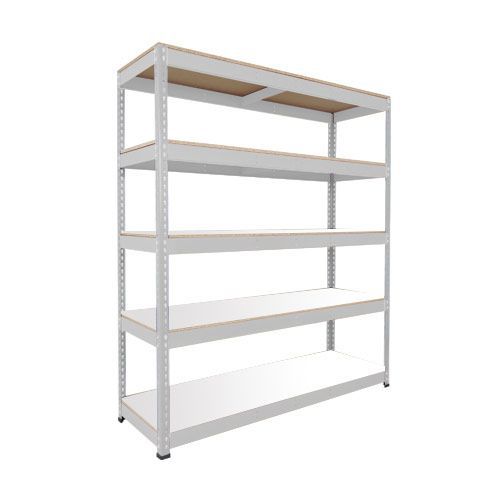 Rapid 1 Standard Duty Shelving with a Galvanised Steel Frame