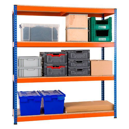 Rapid 1 SD Shelving with 4 Chipboard Shelves - 1980hx1830w - Offer