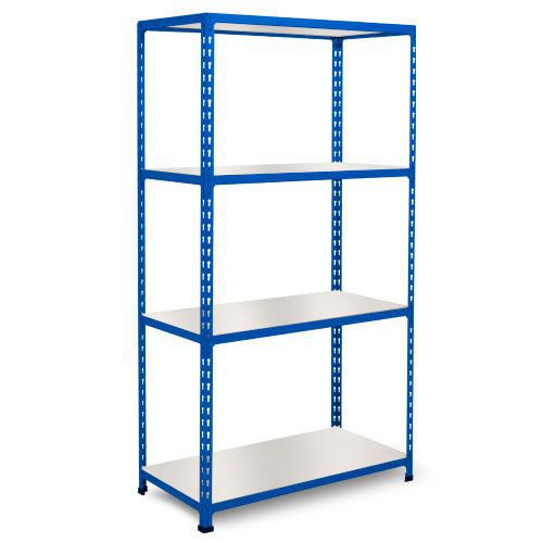 Rapid 2 Shelving (1600h x 1220w) Blue - 4 Melamine Shelves