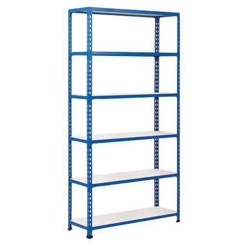 Rapid 2 Shelving (2440h x 1220w) Blue - 6 Melamine Shelves