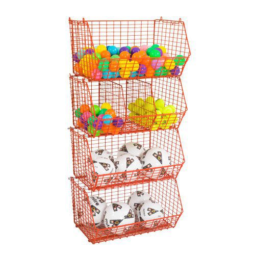 Wire Retail Storage Baskets (60kg Capacity)