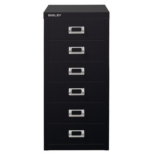 Bisley Metal Office Filing Cabinet  - Six Drawers - Various Colours
