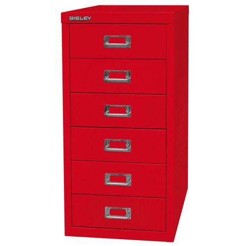 Bisley Metal Office Filing Cabinet  - Six Drawers - Various Colours