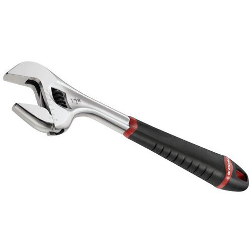 Adjustable wrench with graduated scale - Bi-material handle - Facom 101G series