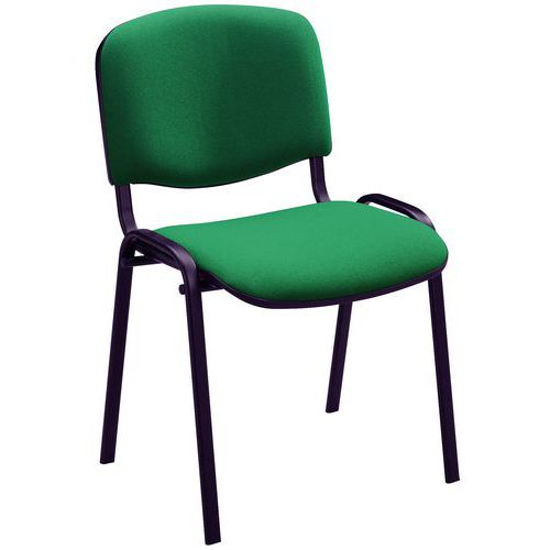 Blackburn Stackable Meeting Room Chair - Black Frame - Manutan