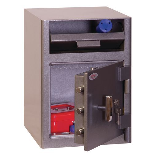 Phoenix Cash Deposit Safe with Key Lock for Storage & Protection