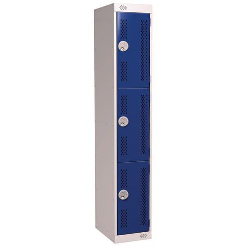 Metal Storage Lockers - 1-6 Ventilated Cabinets - Anti-Bacterial Coat