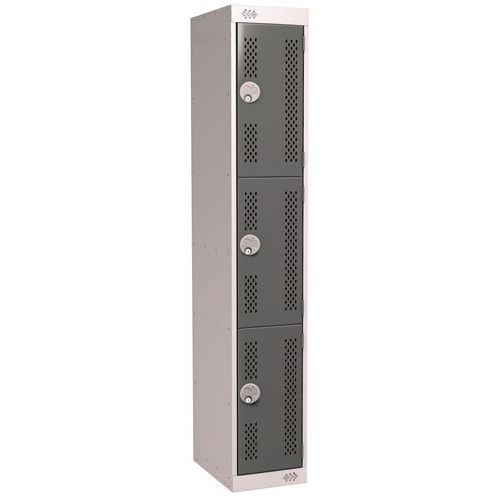 Metal Storage Lockers - 1-6 Ventilated Cabinets - Anti-Bacterial Coat