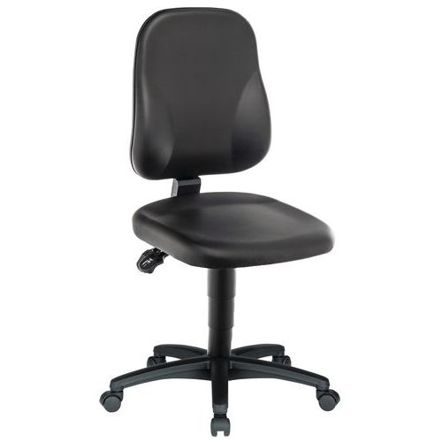 Multi-purpose, vinyl ergonomic workshop chair Multi-purpose, vinyl ergonomic workshop chair