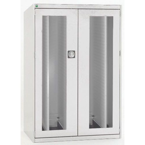 Bott Cubio Vision Door And 4 Louvre Sliding Panels Cabinet WxD 1050x650mm