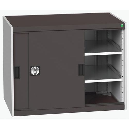 Bott Cubio Sliding Door Metal Storage Cabinet HxW 800x1050mm