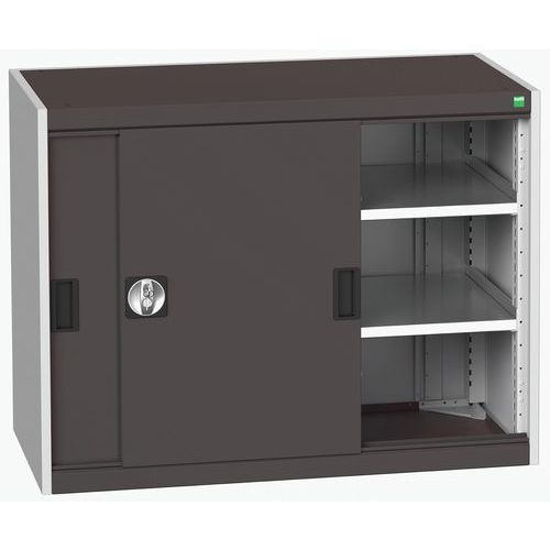 Bott Cubio Sliding Door Metal Storage Cabinet HxW 800x1050mm