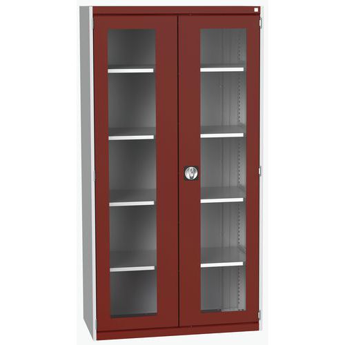 Bott Cubio Metal Cabinet With Vision Doors 2000x1050mm