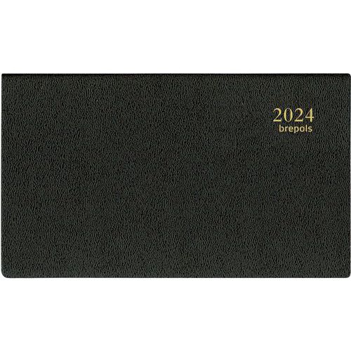 Omniplan black weekly diary - 16 x 10 cm - 2023