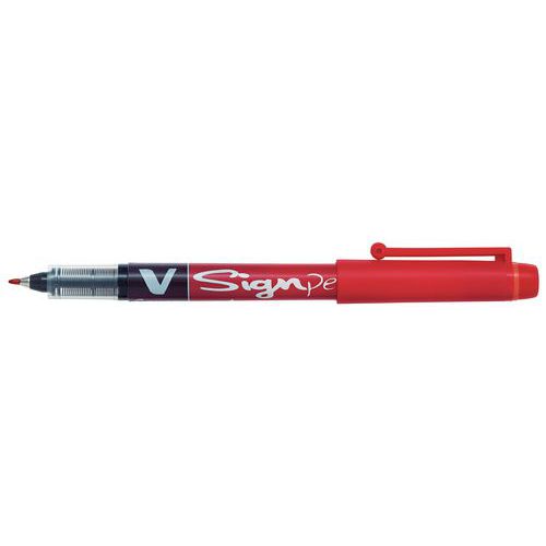Pilot V-Sign felt tip pen with cap