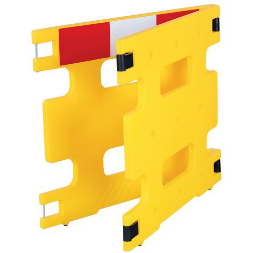 Folding polyethylene protective barrier - Dancop