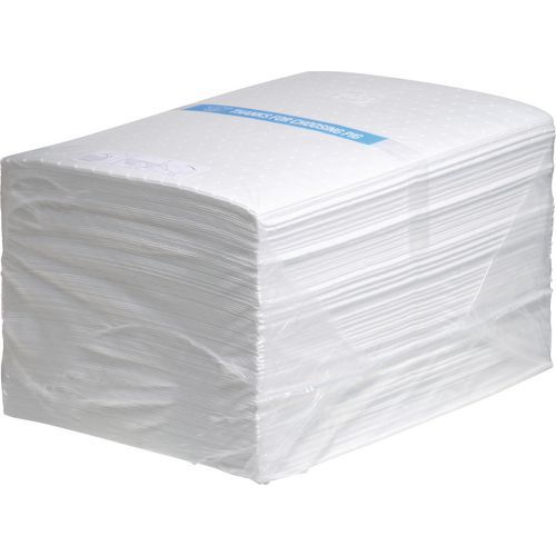 PIG® Absorbent Mat Pads - Box of 100 for Spill Control and Safety