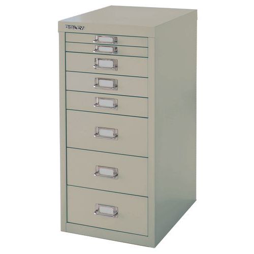 Bisley Metal Office Filing Cabinet - 8 Drawers - Various Colours