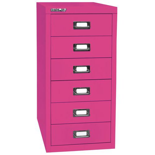 Bisley Metal Office Filing Cabinet  - Six Drawers - Various Colours