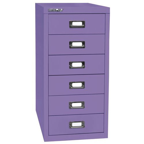 Bisley Metal Office Filing Cabinet  - Six Drawers - Various Colours