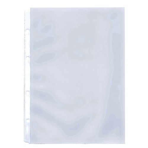 Standard clear A4 punched pockets