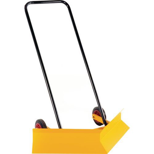 V Blade Pedestrian Snow Plough With Solid Tyres