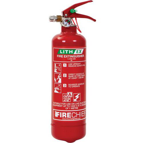 Fire Extinguisher For Lithium Ion Battery Fires - Safety Equipment